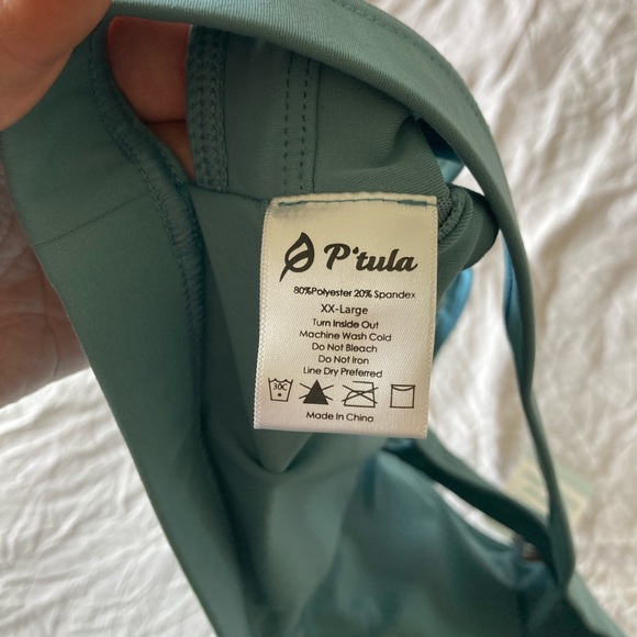 P'tula Alexa Sports Bra Marina Blue - Picture 2 of 4